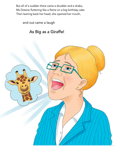 Ms. Greene in the schoolyard